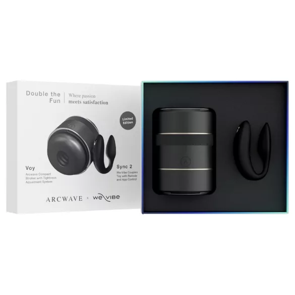 Set Arcwave Voy și We-Vibe Sync 2 - Double the Fun (negru)