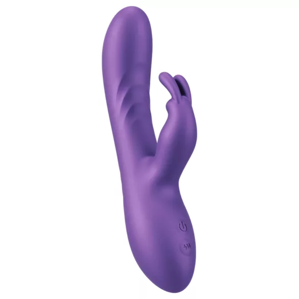 Smile - vibrator cu stimulare clitoris - mov