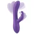Smile - vibrator cu stimulare clitoris - mov