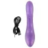 Smile - vibrator cu stimulare clitoris - mov