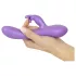 Smile - vibrator cu stimulare clitoris - mov