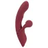 Javida - vibrator rabbit cu două funcții - încărcare USB - roșu