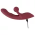 Javida - vibrator rabbit cu două funcții - încărcare USB - roșu