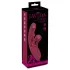 Javida - vibrator rabbit cu două funcții - încărcare USB - roșu
