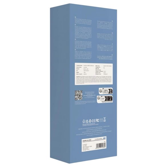 Svakom Ava Neo - vibrator inteligent cu mișcare de împingere - albastru