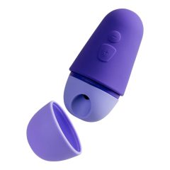   ROMP Free X - stimulator clitoridian cu vibrații de aer, cu baterie (violet)