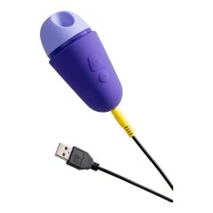   ROMP Free X - stimulator clitoridian cu vibrații de aer, cu baterie (violet)