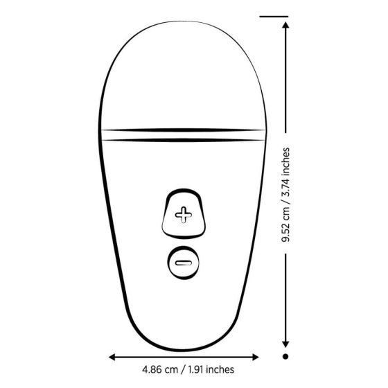 ROMP Free X - stimulator clitoridian cu vibrații de aer, cu baterie (violet)