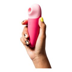   ROMP Shine X - stimulator clitoridian cu baterie și unde de aer (roz)