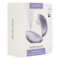   Svakom Pulse Galaxie - stimulator clitoridian cu unde de aer și proiector (violet)