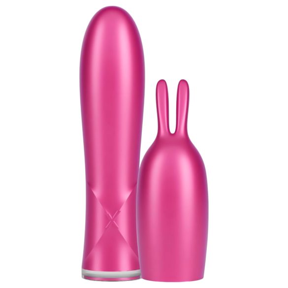 Durex - vibrator tip baghetă cu stimulare clitoris iepuraș - roz