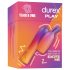 Durex - vibrator tip baghetă cu stimulare clitoris iepuraș - roz