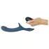 You2Toys - strap-on vibrator set - negru-albastru