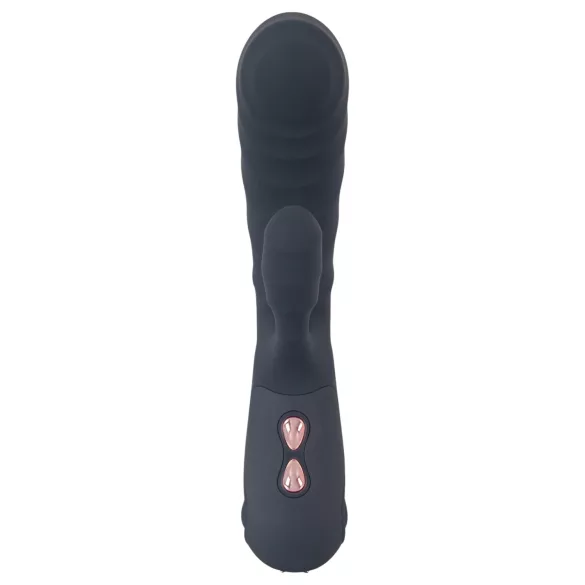 You2Toys - Oh! Rabbit vibrator cu braț pentru clitoris (negru)