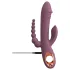 You2Toys - vibrator triplu cu acumulator - lila
