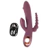 You2Toys - vibrator triplu cu acumulator - lila