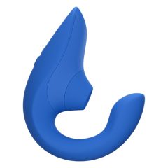   Womanizer Blend - vibrator flexibil pentru punctul G și stimulator de clitoris (albastru)