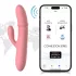 Svakom Mora Neo - vibrator cu braț pentru clitoris, cu bile - roz