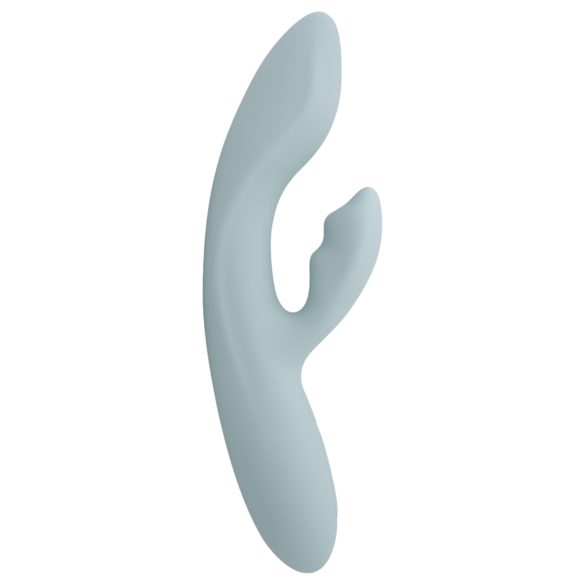 Svakom Chika - vibrator punctul G cu braț pentru clitoris - silicon gri