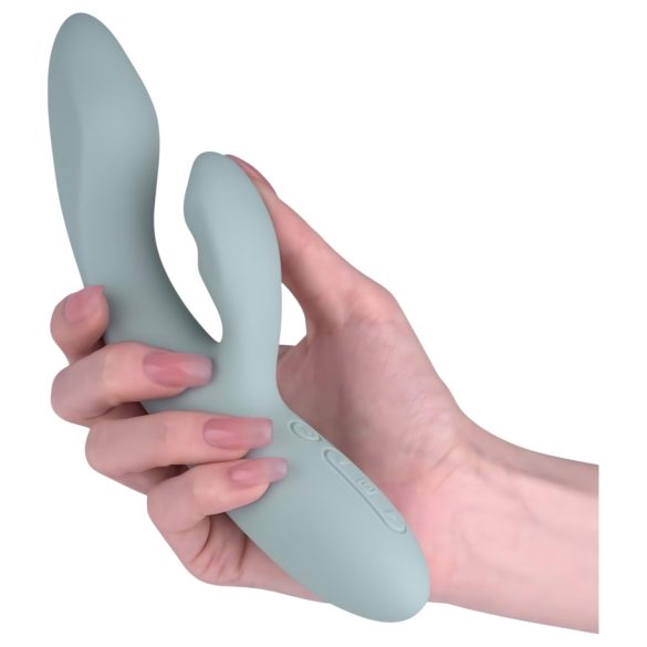 Svakom Chika - vibrator punctul G cu braț pentru clitoris - silicon gri