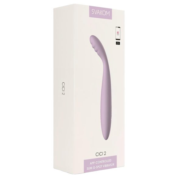 Svakom Cici 2 - vibrator inteligent pentru punctul G - mov