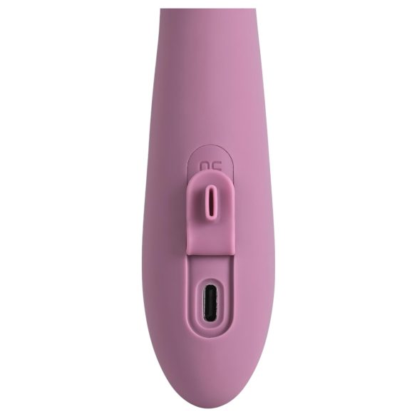 Svakom Trysta Neo - vibrator cu bilă rotativă, braț pentru clitoris - roz