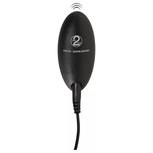 You2Toys Intense RC - ou vibrator cu telecomandă - negru