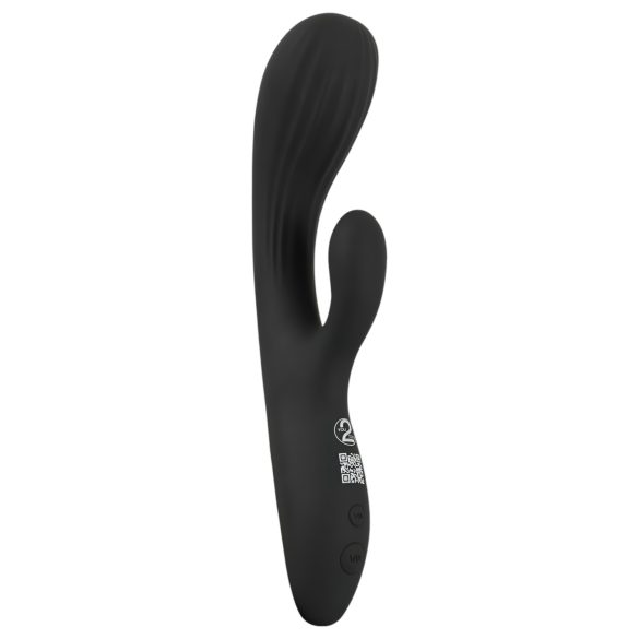 You2Toys Intense - vibrator G-spot cu braț clitoridian (negru)