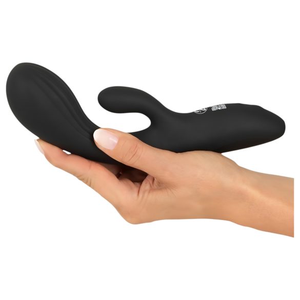 You2Toys Intense - vibrator G-spot cu braț clitoridian (negru)