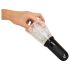 Stroker - masturbator vibrant, rotativ (transparent)