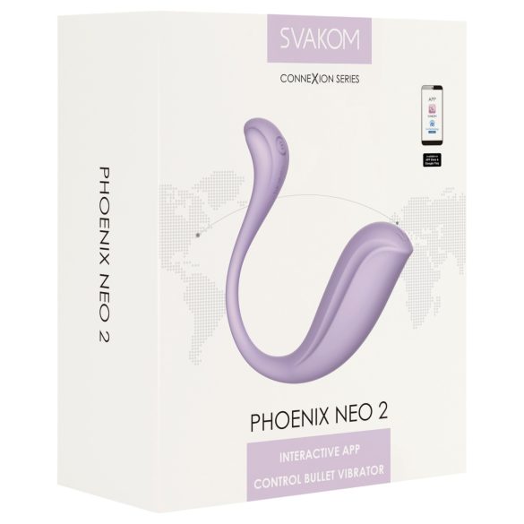 Svakom Phoenix Neo 2 - ou vibrator inteligent - control de la distanță - mov