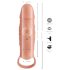 Realistixxx - manșon vibrator cu inel pentru penis (natur)