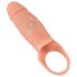 Realistixxx - manșon vibrator cu inel pentru penis (natur)