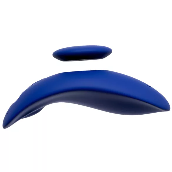 Smile - chiloți vibrator purtabili extra subțiri, cu telecomandă (albastru)