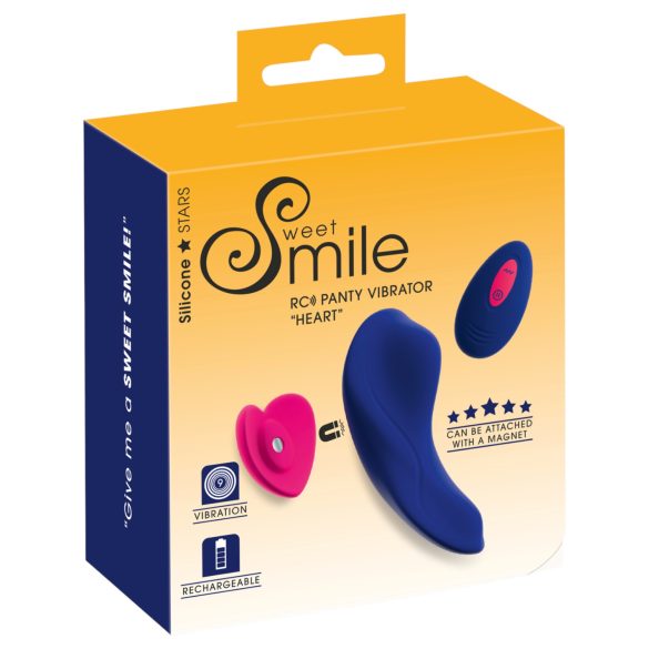Smile RC Panty - vibrator pentru chiloți cu telecomandă - albastru