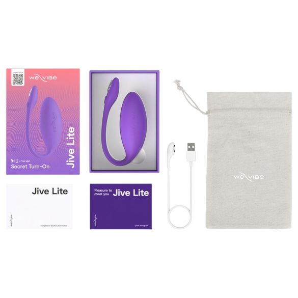 We-Vibe Jive Lite - ou vibrator inteligent cu acumulator - mov