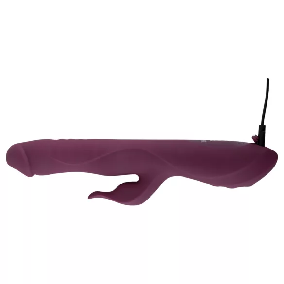 Javida - Vibrator 3 în 1 cu mișcare, rotație și bile - lila