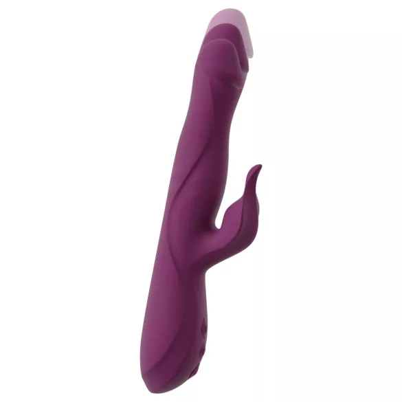 Javida - Vibrator 3 în 1 cu mișcare, rotație și bile - lila