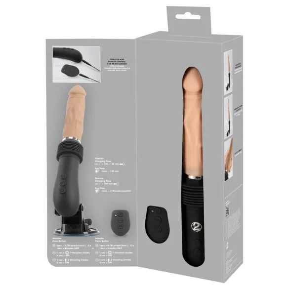 You2Toys - mașină de sex cu telecomandă - vibratoare penetrant