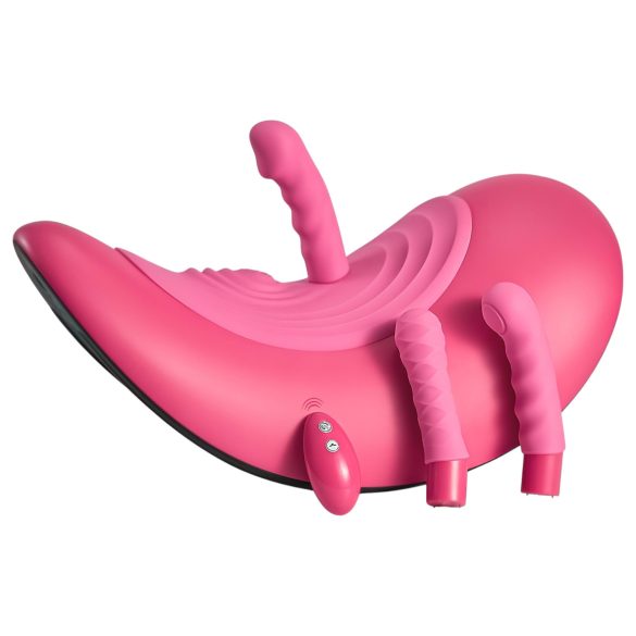 VibePad Rideon - vibrator pentru stimulare punct G și clitoris - roz