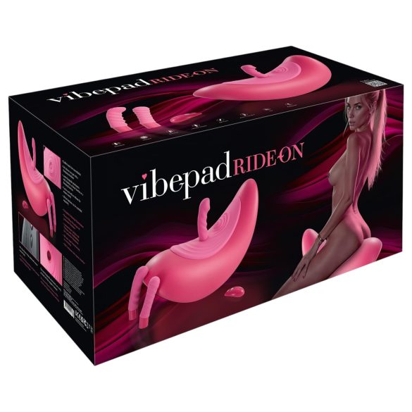 VibePad Rideon - vibrator pentru stimulare punct G și clitoris - roz
