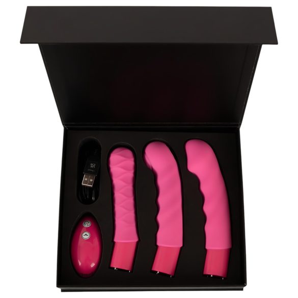 VibePad Rideon - vibrator pentru stimulare punct G și clitoris - roz