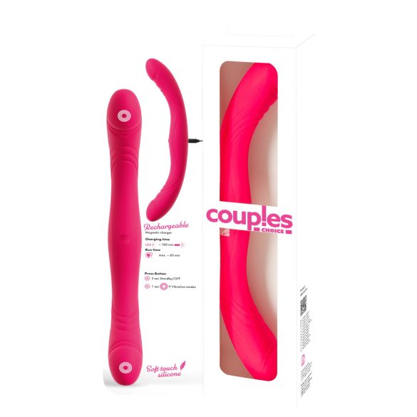 Alegerea Cuplurilor - vibrator cu două capete (roz)