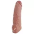 Realistixxx - mânecă realistă penis cu vibrații wireless - silicon natur 20cm