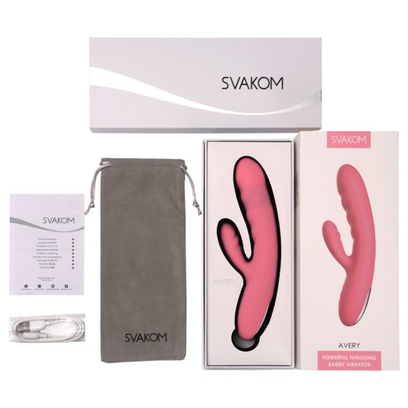Svakom Avery - vibrator cu funcție pulsatorie și braț pentru clitoris