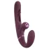 Javida - vibrator de cuplu fără bretele, cu ham (mov)