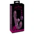 Javida - vibrator de cuplu fără bretele, cu ham (mov)