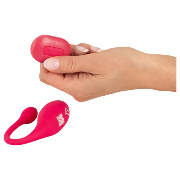 Beau Coeur Koral - ou vibrator cu telecomandă - roz