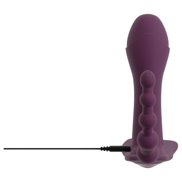 Beau Coeur Ariva - 3în1 vibrator chiloți (mov)