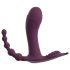 Beau Coeur Ariva - 3în1 vibrator chiloți (mov)